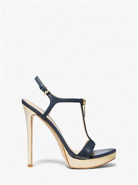 mezzo stivaletto michael kors|Berkley Leather Stiletto Sandal .